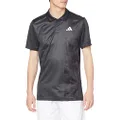 Adidas Men's Polo Shirt, Quick Drying Cooling Technology, Tennis, Paris Heat.RDY Freelift MMC, Carbon (HZ1346), Small