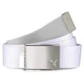Puma 05404401 Golf Reversible Web Belt, Bright White