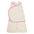 HALO Baby Sleepsack Swaddle Wearable Blanket, 3-Way Adjustable Infant Sleepsack, TOG 1.5, Ideal Temp, Oatmeal/Pink, Newborn, 0-3 Months, 6-12 Pounds