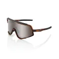 100% Glendale Sport Performance Cycling Sunglasses (Matte Translucent Brown Fade - HiPER Silver Mirror Lens)