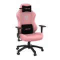 AndaSeat Phantom 3 Series Premium Office Gaming Chair Pink 20.4" Seat Depth