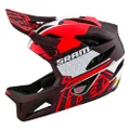 Troy Lee Designs Stage Adult Mountain Bike Downhill Enduro Helmet W/MIPS, Sram Vector Red, Medium/Large, 115538