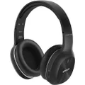 Edifier W800BT Plus Wireless Bluetooth Headphones Over Ear, Stereo Headphones with Built-in Mic Deep Bass, 55 Hours Playtime, Bluetooth 5.1 Headset with CVC 8.0 Noise Cancelling Voice Call (Black)