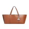 Tory Burch Women's Perry Triple Compartment Tote, Light Umber, One Size