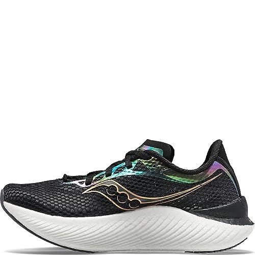 Saucony Endorphin PRO 3 for women, 10 Black Gold Structure, 8 US