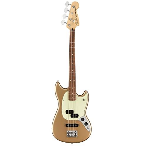 Fender Mustang Bass - PJ - Pau Ferro Fingerboard - Firemist Gold