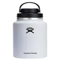 Hydro Flask 32 oz Wide Mouth with Flex Chug Cap Stainless Steel Reusable Water Bottle White - Vacuum Insulated, Dishwasher Safe, BPA-Free, Non-Toxic