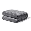 Gravity Blanket Weighted Blanket for Adults, 20lbs Grey 48"x72" Twin/Single, The Original Weighted Blanket for Sleep, Cotton Made Blanket with Washable Removable Microfiber Duvet Cover