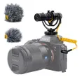 Deity V-Mic D4 DUO Dual-Capsule Micro Camera-Mount Shotgun Microphone, Dual Mono/Stereo Recording, Plug and Play Mic with Rycote Shockmount for DSLRs, Camcorders, Smartphones