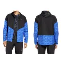 Nike Men s Therma-FIT Repel Run Division Miler Hooded Full Zip Black/Hyper Royal/Silver Running Jacket, Stay Warm & Dry, Lightweight Reflective Running Jacket, Style DD6102/Color 011, Size Large