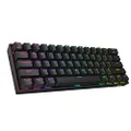 Redragon K530 Pro Draconic 60% Wireless RGB Mechanical Keyboard, Bluetooth/2.4Ghz/Wired 3-Mode 61 Keys Compact Gaming Keyboard w/100% Hot-Swap Socket, Free-Mod Plate Mounted PCB & Clicky Blue Switch