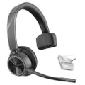 GTW Poly Voyager 4310 UC Wireless Bluetooth Mono Headset (USB-A) - Deskphone, PC/Mac, Works with Zoom, RingCentral, 8x8, Vonage, Microfiber Included