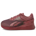 Reebok Women's Nano X3 Training Shoes, Sedona Rose/Maroon/Neon Cherry, 9