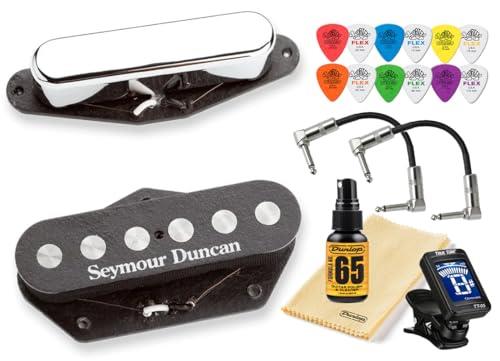 Seymour Duncan Quarter Pound Tele Set Electric Guitar Pickup 11208-14 with Tonebird Bundle