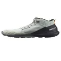 Salomon Men's OUTPULSE Mid Gore-Tex Hiking Boots for Men, Wrought Iron/Black/Vibrant Orange, 8