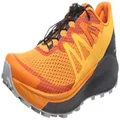 Salomon Men's Sense Ride 4 Running Shoes Trail, Vibrant Orange/Ebony/Quarry, 10