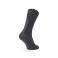 SealSkinz Briston Waterproof All Weather Mid Length Socks with Hydrostop L, Black/Grey, Large