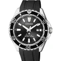 Citizen BN0190-15E Promaster Eco-Drive Marine Series Wristwatch, 68.4 ft (200 m), Diver, Men's, Dial color - black, watch