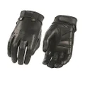 Milwaukee Leather MG7710 Ladies Leather Driving Glove with Perforated Finger and Gel Palm - Large