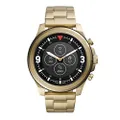 Fossil Men's Latitude Hybrid Smartwatch HR with Always-On Readout Display, Heart Rate, Activity Tracking, Smartphone Notifications, Message Previews, Gold/Gold
