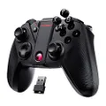 GameSir G4 Pro Bluetooth Wireless Gaming Controller for Android/ iOS/ PC/ Nintendo Switch with Phone Bracket, USB Mobile Phone Gamepad for Apple Arcade MFi Games, Customizable ABXY, Axis Gyroscope
