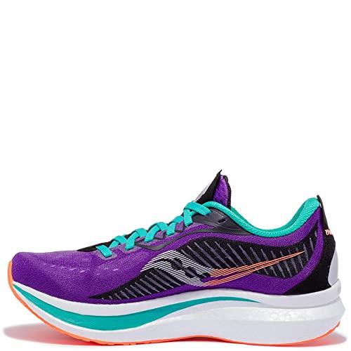 Saucony Women's Endorphin Speed 2 Running Shoe, Concord/Jade, 6 US
