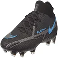 Nike Unisex Phantom Gt2 Elite Df Fg Football Boots, Black Iron Grey, 47.5 EU