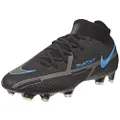 Nike Unisex Phantom Gt2 Elite Df Fg Football Boots, Black Iron Grey, 47.5 EU