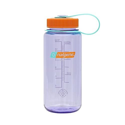 Nalgene Sustain Tritan BPA-Free Water Bottle Made with Material Derived From 50% Plastic Waste, 16 OZ, Wide Mouth, Amethyst