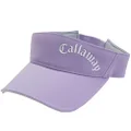 Callaway C23191216 Women's Sun Visor (Polyester Twill, Adjustable Size), Hat, Golf, 1080_purple, Free Size