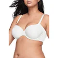 Warner's Women's No Side Effects Seamless Underarm-Smoothing Comfort Underwire Lightly Lined T-Shirt Bra Ra3061a, Classic White, 34D