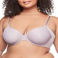 Warner's Women's No Side Effects Seamless Underarm-Smoothing Comfort Underwire Lightly Lined T-Shirt Bra Ra3061a, Nirvana, 36D