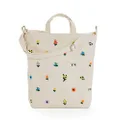 BAGGU Zip Duck Bag, Embroidered Ditsy Floral, One Size
