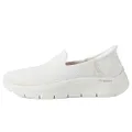 Skechers Women's Go Walk Flex Slip-ins-Relish Sneaker, Off-white, 7.5 Wide