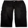 [BLANKNYC] Girls Cargo Denim Pant, Washed Black, Medium-Large
