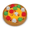 Brightkins Pizza Party! Treat Puzzle - Dog Puzzle Toys, Interactive Dog Toys, Dog