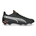 PUMA Mens King Ultimate Firm Ground/Ag Soccer Cleats Cleated, Firm Ground, Turf - Black - Size 7.5 M