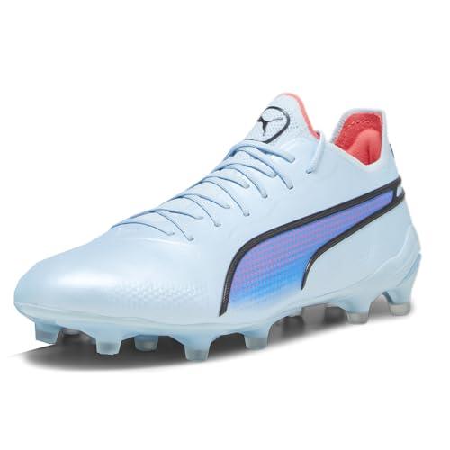 PUMA Mens King Ultimate Firm Ground/Ag Soccer Cleats Cleated, Firm Ground, Turf - Blue - Size 10.5 M