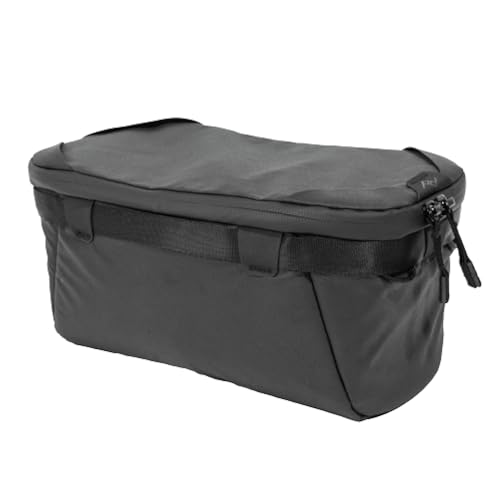 Peak Design Camera Cube V2, Small, Custom Organization and Protection, Weatherproof Shell with Foam Sub-Lining, FlexFold Dividers, Camera Bag Insert Compatible Travel & Outdoor Bags, Black, Custom