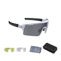 BBB BSG-65 Sunglasses, Matte White/PC Flash Mirror, Fuse