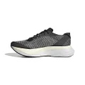 adidas Women's Adizero Boston 12 Running Shoes Sneaker, Black/White/Carbon, 8