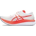 ASICS Magic Speed 3 Running Shoes EU, White Sunrise Red, 10.5 US