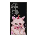 CASETiFY Impact Samsung Galaxy S24 Ultra Case - Clown Kitty - Clear Black