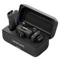 Saramonic Blink 500+ B2 2-Person Wireless Mic System w/Device Mount Receiver 3.5mm, USB-C & Lightning Outs, Charging Case, Noise Canceling & Magnetic Mounting