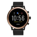 Fossil Gen 5 Julianna Stainless Steel Touchscreen Smartwatch with Speaker, Heart Rate, GPS, Contactless Payments, and Smartphone Notifications, Rose Gold/Black, Women's Standard, Rose Gold/Black