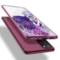 X-level Samsung S20+ Plus Case/S20+ Plus 5G Case, Slim Fit Soft TPU Thin S20 Plus Mobile Phone Cover Matte Finish Coating Phone Case Compatiable Samsung Galaxy S20+ /S20+ 5G Case-WineRed