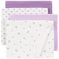Carter's Baby 4-Pack Receiving Blankets (Purple)