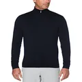 Callaway Men's Weather Series Thermal Merino Wool 1/4 Zip Golf Sweater, Dark Navy, Large