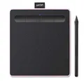 Wacom Intuos M, Bluetooth Pen Tablet, wireless graphic tablet for painting, sketching and photo retouching with 5 creative software downloads, berry pink – ideal for work from home and remote learning
