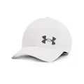 Under Armour Men's Iso-Chill Armourvent Fitted Baseball Cap , White (100)/Pitch Gray , X-Large/XX-Large